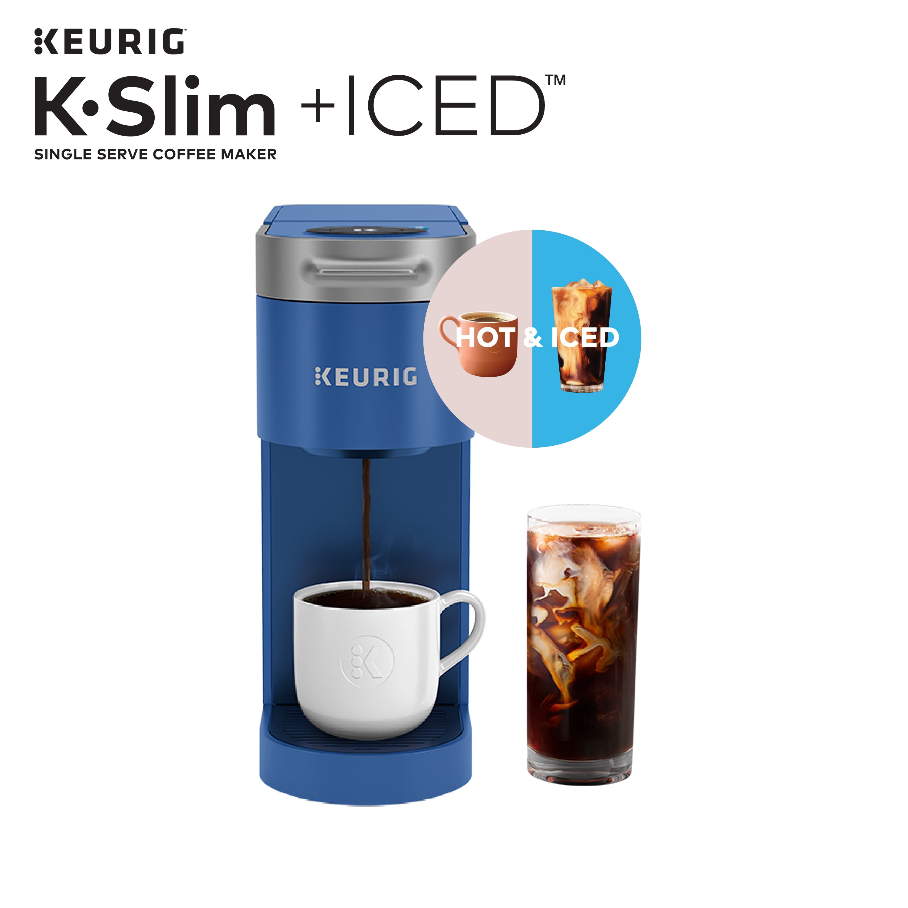 Keurig K-Slim® Single Serve K-Cup Pod Coffee Maker - Storm Blue, 1