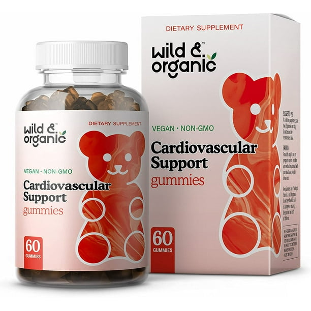 Wild & Organic Blood Pressure Support Gummies with BeetRoot for Heart