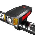 thumbnail image 1 of Tignapoo Versatile Bicycle Headlight with Horn - Multi-Function Waterproof Front Light for Cycling, 5 Modes, 300 Lumens, Black (Battery Not Included), 1 of 6