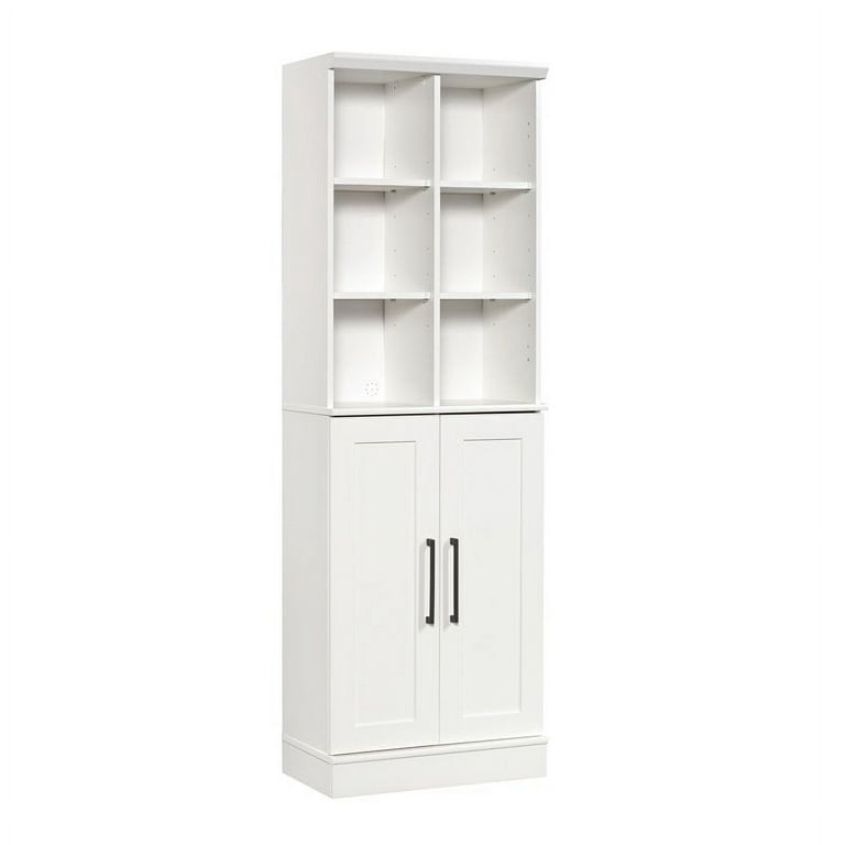 Sauder HomePlus Storage Pantry cabinets, L: 30.71 x W: 17.21 x H: 68.82,  White finish