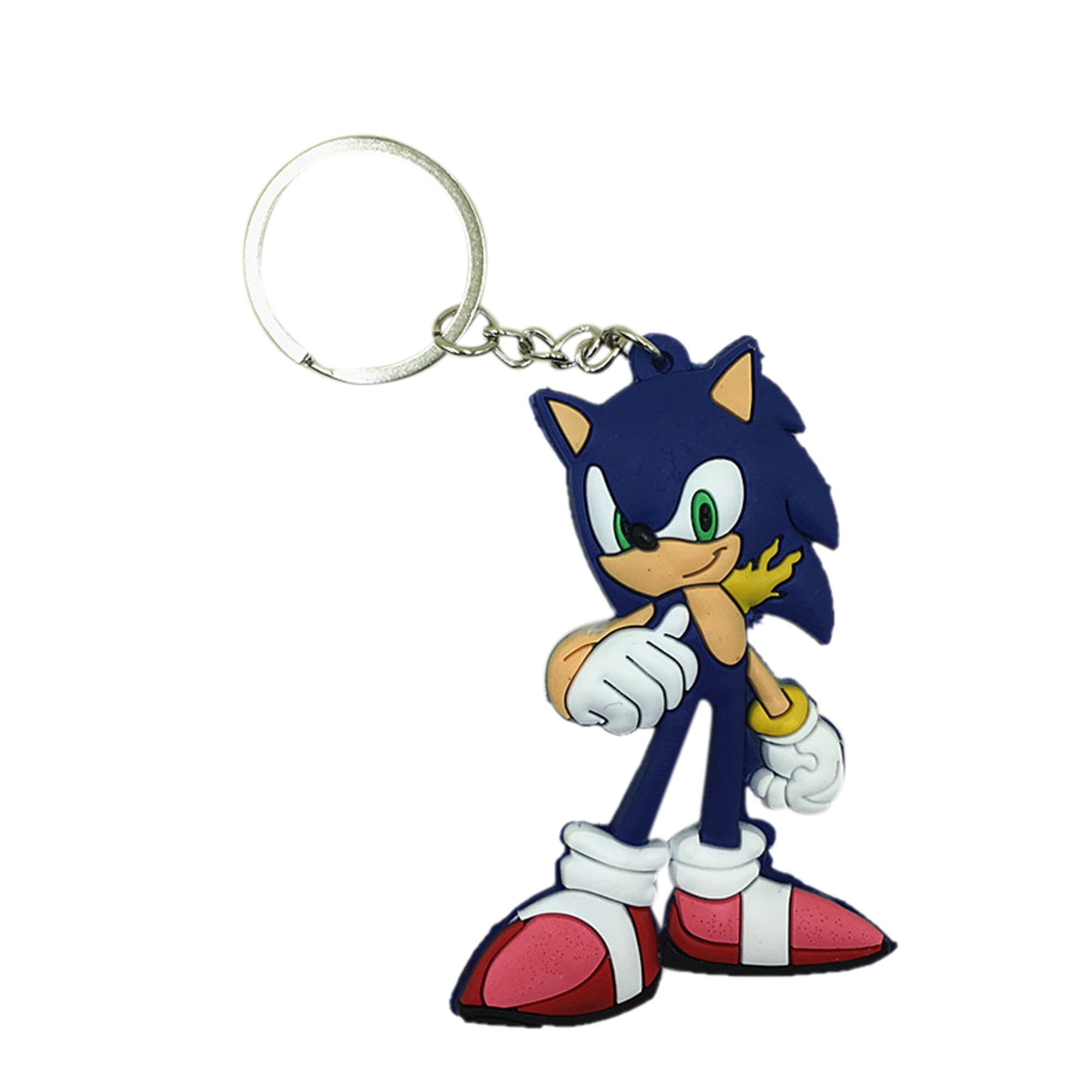 Sonic the Hedgehog Keyring Keychain Enamel Bag Charm Birthday Gift 
