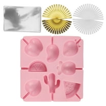 GAXIRE Diy Lollipop Kit Lollipop Molds Sucker Molds Candy Silicone Sticks Cake Pop Bags Tools