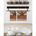 thumbnail image 3 of Texas Star Vintage Kitchen Dish Towels for Drying Dishes Set of 3, Berry Burnt Orange Brown Wooden Waffle Weave Microfiber Hand Tea Bathroom Towels Quick Dry & Absorbent Towel 15.7x23.6, 3 of 7