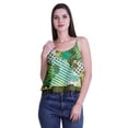 thumbnail image 1 of Moomaya Camisole Courte à Bretelles Spaghetti Imprimée pour Femmes, Hauts d'Été, 1 of 5