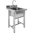 thumbnail image 2 of Tarja Fregadero Industrial Reforzado Acero Inox 50x53x90cm Gutstark Home, 2 of 7
