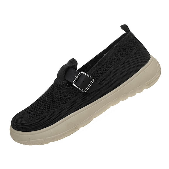 Wensltd Fashion Running Shoe for Women Wide Width Casual Mesh Thick Sole Breathable Soft Sole Lightweight Shoes for Women