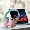 thumbnail image 6 of Kids Wireless Active Noise Cancelling Headphones, Bluetooth 5.4, 40H Playtime, Volume Limited 75/85/94dB, Type-C Fast Charging, Mic, Foldable for School/Travel/Airplane, 6 of 6