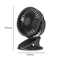 thumbnail image 3 of Ventilador De Clip Ventilador portátil con clip Oficina USB Recargable Verano Refrigeración Ventiladores de escritorio para estudiantes, 3 of 3