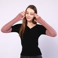 thumbnail image 5 of Yoyauz Women's Long Fingerless Gloves Arm Warm Knit Thumbhole Stretch, 5 of 6