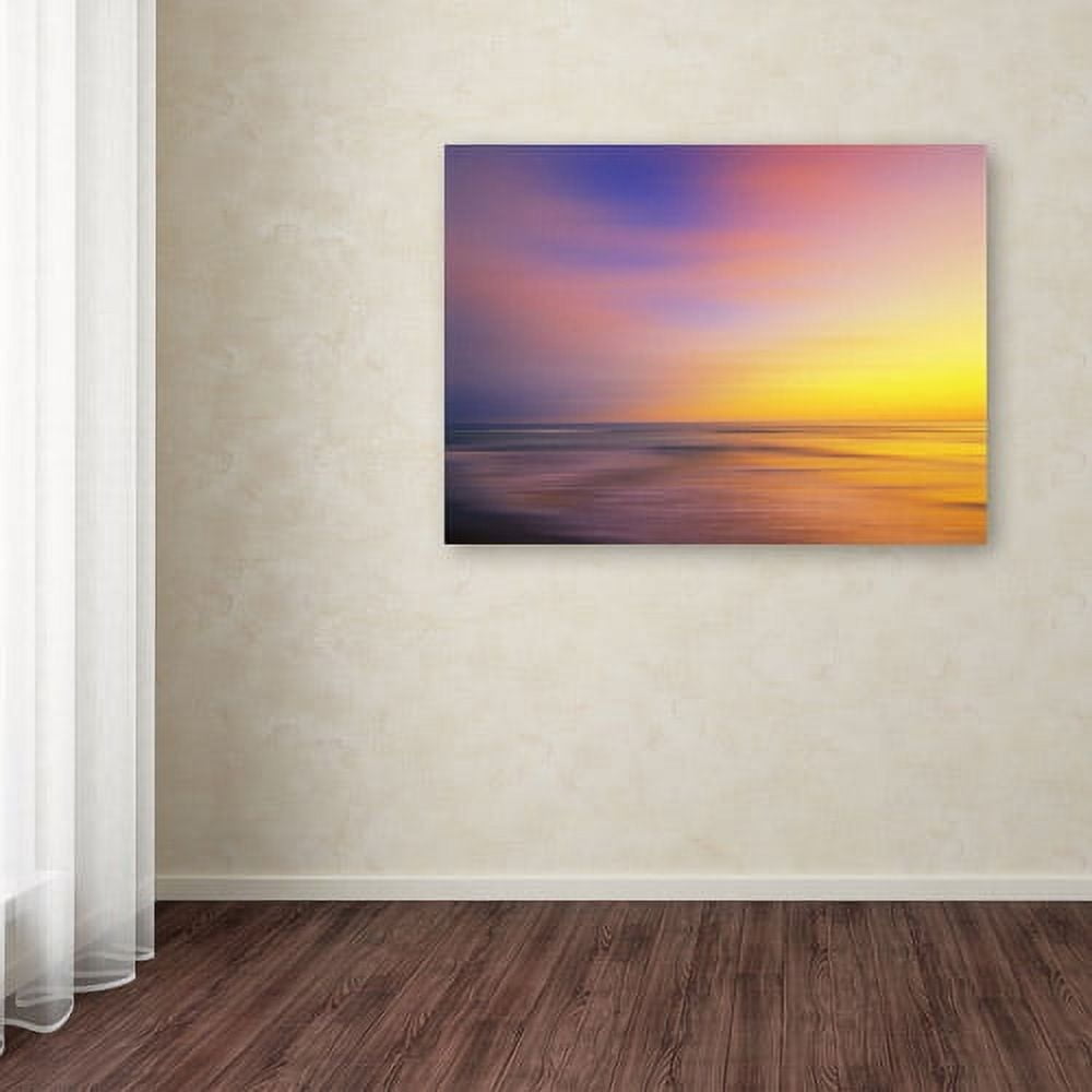 Trademark Fine Art "Metallic Sunset" Canvas Art by Philippe Sainte-Laudy