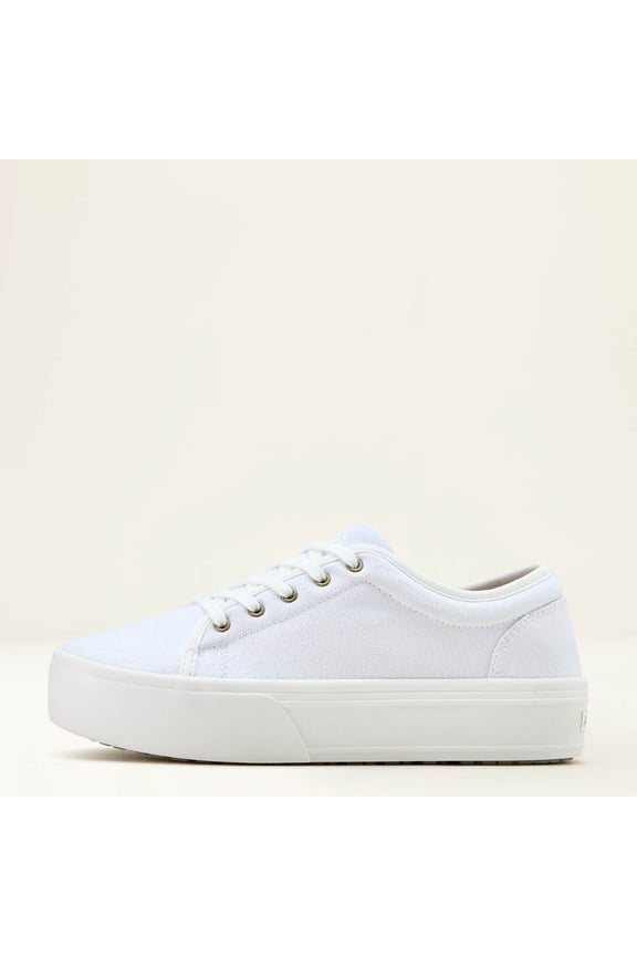 10061130 Skylar Sneakers for Ladies, Size: 6.5M, Classic White