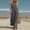 Dark Gray, variant on Linen Jumpsuit for Women Playsuits Wide Leg Dressy Pants Overall Ladies Summer Casual Dungarees Romper with Pockets Orange L