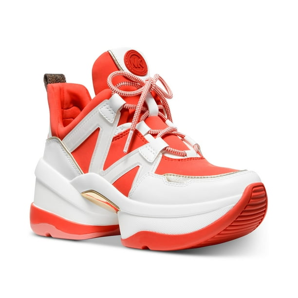 Opdage have tæmme Michael Kors MK Women's Olympia Trainer Scuba Dad Sneaker Shoes Sea Coral  (7) - Walmart.com