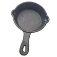 thumbnail image 1 of HLONK Cast Iron Material Wok Pans with Handle for Home Induction Electric Gas Cooktop, 1 of 8