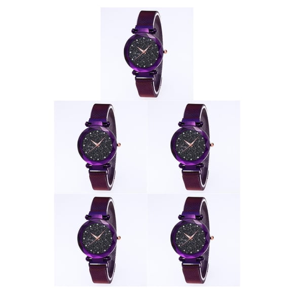 Reloj de Cuarzo Sidaley Star Sky para Mujer Correa de Malla Oro Rosa