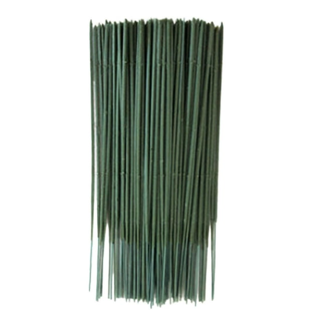 100 piezas de varillas de flores artificiales para hacer ramos de flores, accesorios para cabezas de flores 18 cm