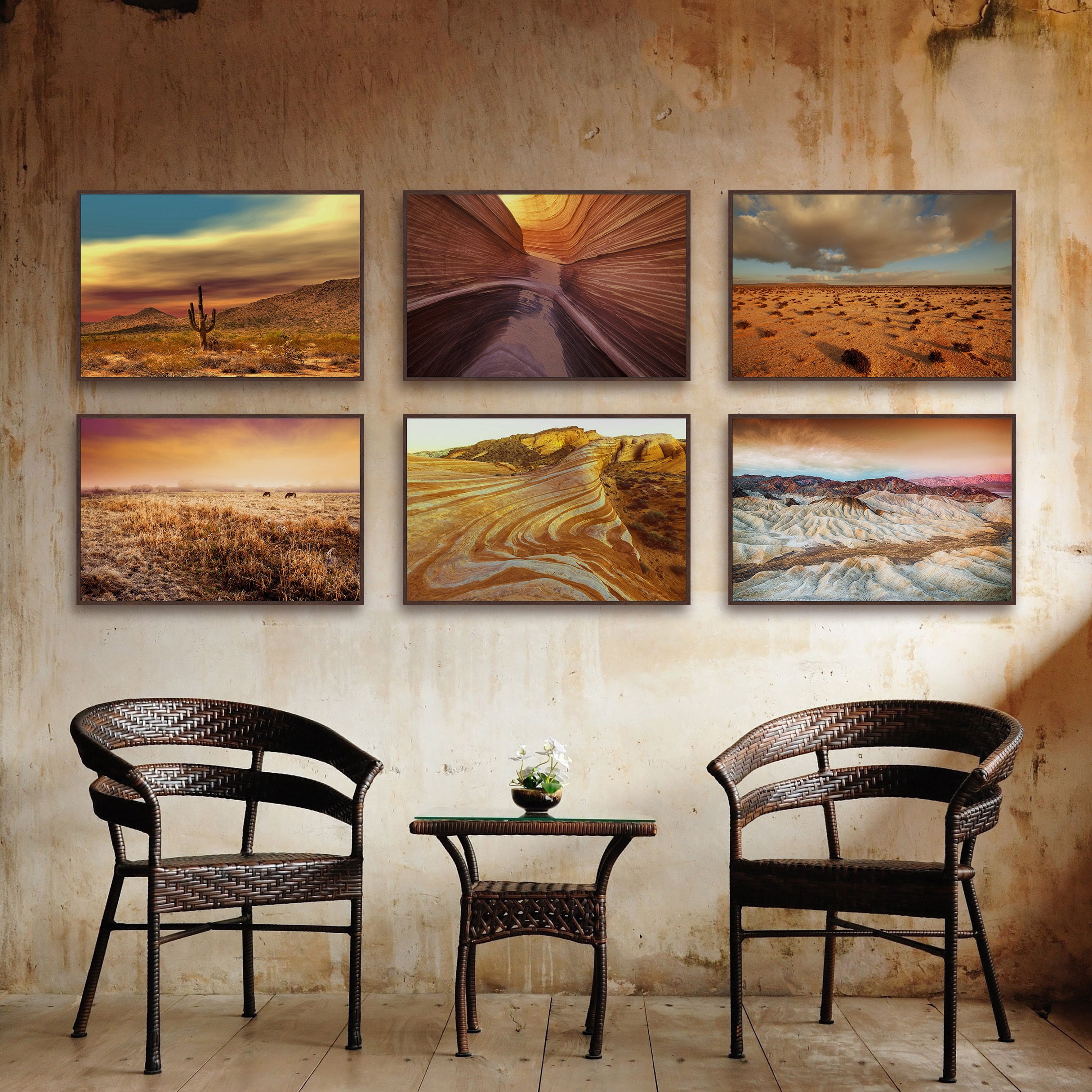 Desert Beauty Hexaptych