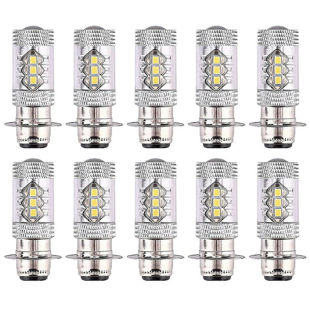 10x H6 Led Bulbs 12v 80w Fog Bulb Auto Indicator Lamp 6000k Auto Led Pa