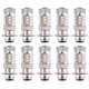 thumbnail image 1 of 10x H6 Led Bulbs 12v 80w Fog Bulb Auto Indicator Lamp 6000k Auto Led Pa, 1 of 5