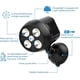 thumbnail image 5 of [Paquete de 2] Luz de seguridad alimentada por batería, foco con sensor de movimiento Pir, luz de pared exterior resistente a la intemperie para pasarelas Gardon, 600 lúmenes, 8w (negro). Afortunado Sencillez, 5 of 5