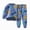 boy outfits-Blue, variant on TOWED22 Toddler Boys Winter Clothes 2 Piece Long Sleeve Cute Print Pullover Tee Elastic Waist Pants Cozy Outfits Set(Light Purple,3-4 Y)
