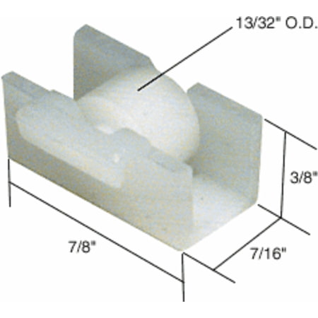 Nylon Sliding Window Replacement Roller - CRL Sliding Window Roller with 13/32