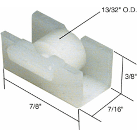 CRL Sliding Window Roller with 13/32