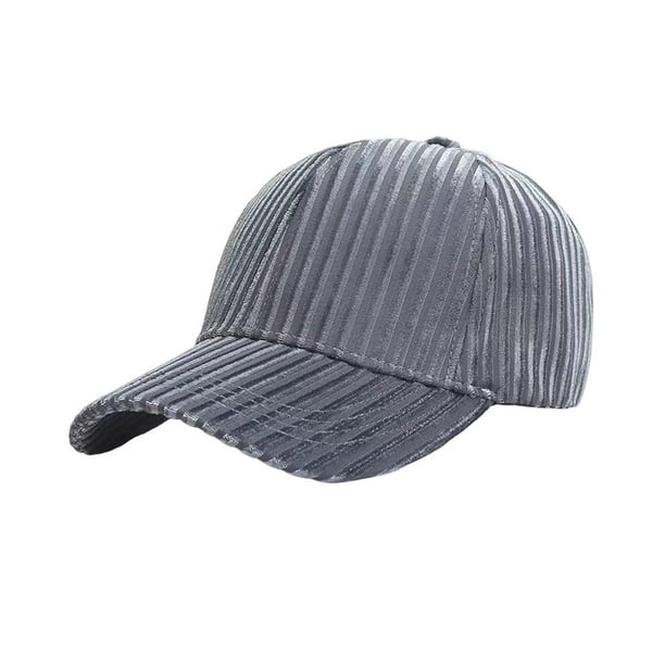 Sombrero de béisbol jinwen Invierno Gris oscuro Gorra de béisbol Ajustable