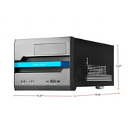 SilverStone Technologies SG12B-V2 Aluminum Micro-ATX Small Form Factor, Black