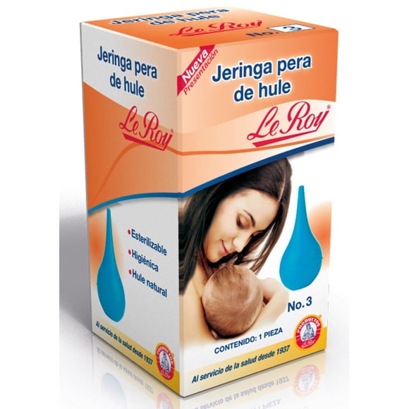JERINGA PERA DE HULE MARCA LE ROY NO. 3 JGA PIEZA