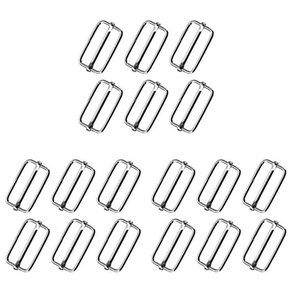 ifundom Adjustable Metal Slide Buckles for Backpack Straps, , 60 Pieces Replacement Hardware