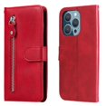 thumbnail image 1 of Estuche de Cuero PU con Cierre para iPhone 12 PRO , Funda Protectora con Billetera y Correa, 1 of 6