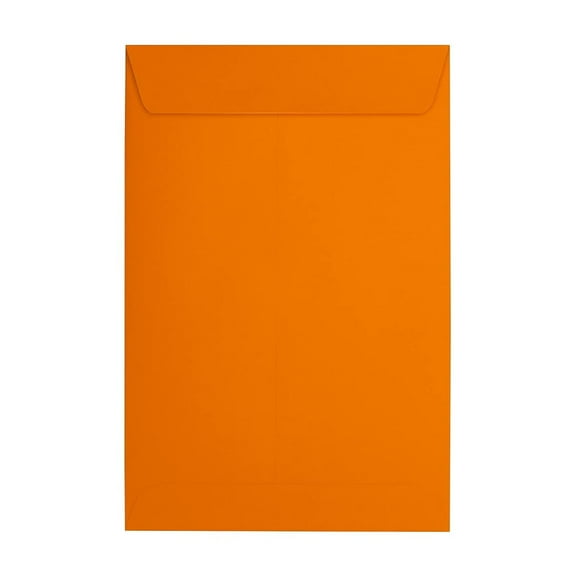 JAM Paper 6 x 9 Open End Envelopes  Mandarin Orange 50 Pack Orange (EX1644-11-50)