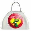 Gumby with Guitar You Rock Heart White Metal Cowbell Cow Bell Instrument