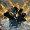 thumbnail image 4 of Youkk Windproof Solar String Light Bulb Courtyard Living Room Strip Lightbulb New Year Thanksgiving Lighting Decoration Colorful 6.5m, 4 of 6