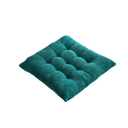 

RichYS Chair Seat Cushion Decorations Breathable Practical Household Thick Solid Color Sanding Chair Cushion