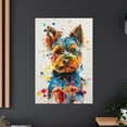 thumbnail image 4 of Yorkshire Terrier Dog Poster Wall Art for Bedroom Living Room Funny Graffiti Dog Picture Cool Dog Decor Wall Art, 4 of 6