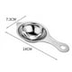 thumbnail image 2 of Separador de huevos de acero inoxidable, divisor, filtro para separar la clara de la yema, accesorio de cocina., 2 of 8