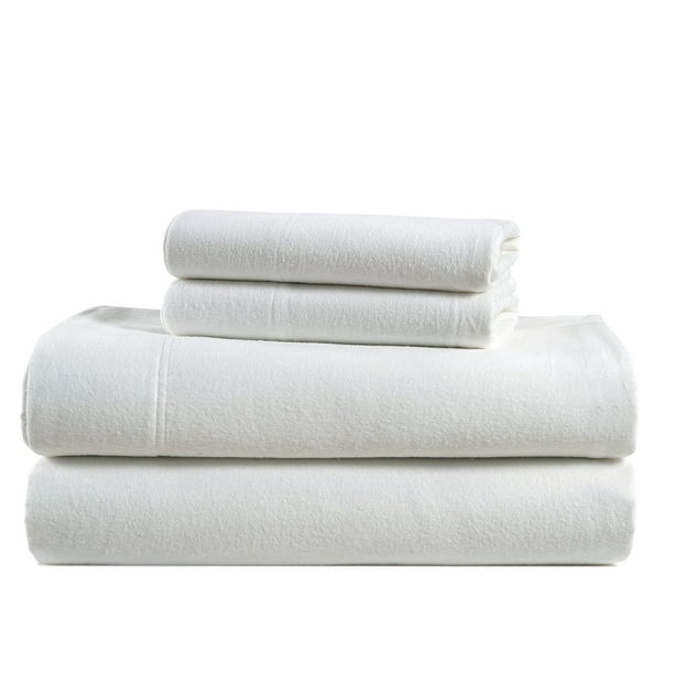 Juego de sábanas LANE LINEN de franela de algodón para cama king size, 100% algodón