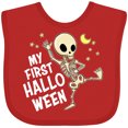 thumbnail image 3 of Inktastic My 1st Halloween with Dancing Skeleton Boys or Girls Baby Bib, 3 of 4
