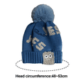 thumbnail image 2 of Bonnet Tricoté à Pompons d'Hiver, Chapeau pour Enfants, 2 of 5