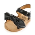 thumbnail image 4 of HOTWINTER Girls Anti-Slip PU Leather Sandal Dress Bowknot Shoe for Toddler/Little Kid Party School Shoe, 4 of 7