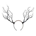 thumbnail image 1 of Aro de cabellero de astas de ciervo de plástico, diadema de cuerno de para , de cuerno de ciervo, adornos navideños para fie Hugo Decorativo coleccionable, 1 of 10