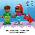 thumbnail image 6 of LEGO DUPLO Disney Ariel’s Magical Underwater Palace Building Set, The Little Mermaid Toy for Toddlers, 10435, 6 of 8