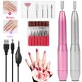 thumbnail image 4 of Muyoka Limas de uñas eléctricas 20000RPM para principiantes Taladro de uñas profesional Kit de limas de uñas de velocidad ajustable portátil para uñas de gel acrílico Manicura Pedicura Herramientas de Muyoka Hogar, 4 of 7