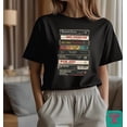 thumbnail image 2 of Vintage Rock Cassettes T-Shirt: 70s-80s Music Band Tee, 2 of 4