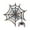 B, variant on Halloween Spider Web Electrostatic Window Clings, Colorful PVC Static Window Decal for Halloween Party Decorations, 7.5" x 78.7"