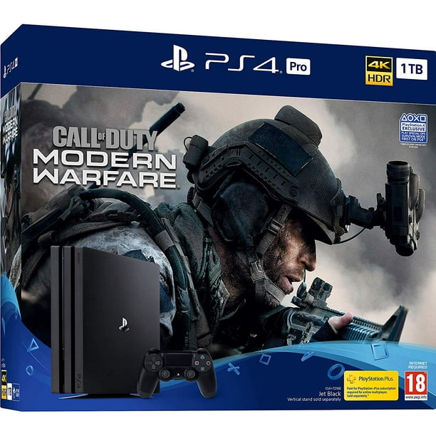 Sony Playstation 4 Pro 1tb Call Of Duty Modern Warfare Bundle Walmart Com Walmart Com