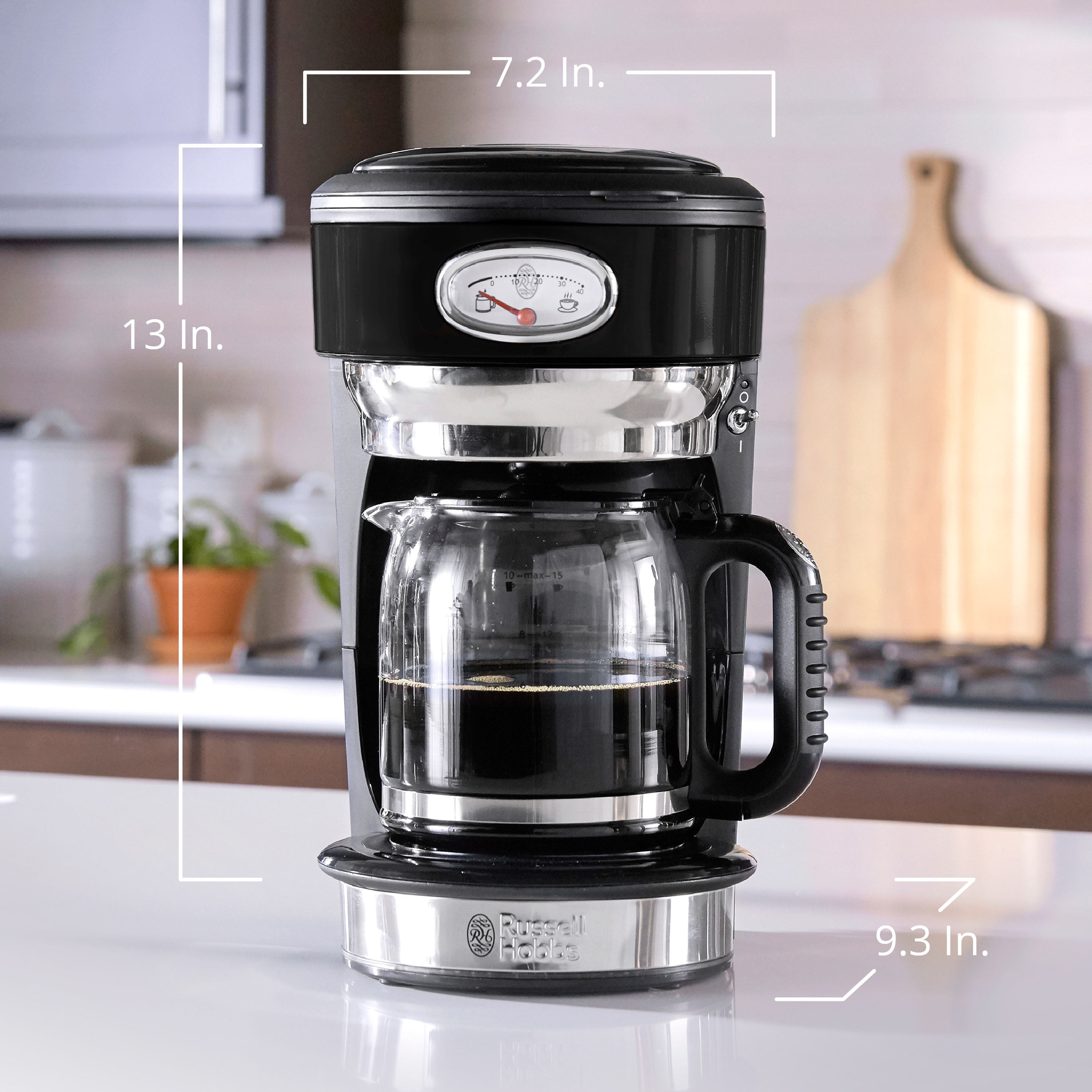 Russell Hobbs COFFEE MAKER 800 W Espresso and Cappuccino Maker 240 ml  RCM800E – Ac World Electronics