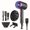 Gray, variant on Ionic Hair Dryer 1600W, Low Noise Fast Drying with 2 Nozzles, Diffuser, 3 Combs & Hanger for Home Salon Travel (Multiple Colors)